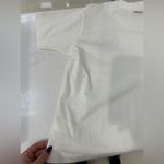 Michael Kors NWT Organic Cotton White  Bedazzled T Shirt Photo 6