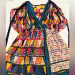 Maeve Anthropology Colorful Geometric Pattern Swimsuit Summer Cover-up 10 Photo 2