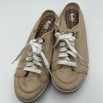 Keds  Women's slip on  Sneakers in Tan with White Laces Photo 4