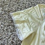 Vintage Yellow Floral Embroidery Housedress Size M Photo 2