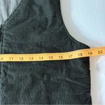 Eddie Bauer Gorpcore  Green Corduroy Vest Small Vintage Korea Full Zip Photo 9