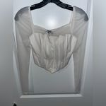 Princess Polly Gypsie Mesh Renaissance Coquette Soft Girl Blouson Corset Top US6 Photo 7