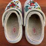 Disney 2022 Parks Christmas Mickey & Donald Adult Fur Lined Crocs Clogs M5/W7 Photo 3