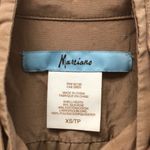 Marciano ‎ silk long sleeve taupe tan tunic top or mini dress size XS Photo 3