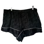 Victoria's Secret Victoria’s Secret Silky Black Pajamas Pjs Long Sleeve Shorts Set L/ XL Photo 1