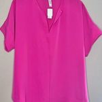 Zenana Premium NWT  Born For This Short Sleeve Blouse Photo 0