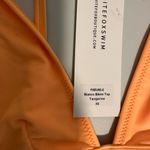 White Fox Boutique White Fox Bianco Bikini Triangle Top Tangerine Women’s Sz XS NWT Photo 5