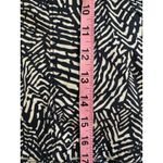Lee  Animal Print Skort Women's size 14  Black/Tan Pockets Cotton/Spandex EUC Photo 6