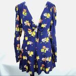 Kimchi Blue ✨HP✨ Maddie Plunging Tie-Front Romper✨ Photo 3