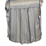 Splendid Blue and Cream Striped Blouse Photo 1