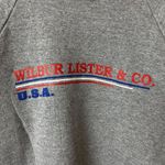 Vintage 80s 90s Wilbur Lister & Co Sweatshirt Crewneck Gray Medium M USA Cotton Photo 13