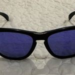 Oakley  FROGSKINS Limited Edition Matte Black Violet Iridium lens 24-298 17 133 Photo 0