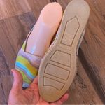 Missoni New  Espadrille Flats Womens 38 / 7.5 Summer Canvas Purple Yellow Shoes Photo 3