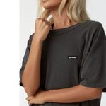 Joah Brown  Oversized Crew Tee in Washed Black OS Photo 2
