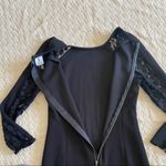 Julia Jordan long sleeve shift black dress size 6 Photo 4