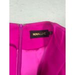 NOVA LUXE Hot Pink Long Sleeve Zipper Neck Mini Dress XL Photo 4