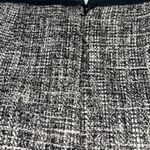 Nanette Lepore Nanette Lapore Black and White Tweed Lined Pencil Cotton Blend Mini Skirt-Size 0 Photo 5