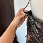 Vintage Black and Gold Paisley Chemise Size M Photo 4