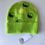 BP Nordstrom’s  Neon Yin Yang Beanie Winter Hat NWT Photo 1