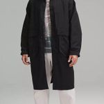 Lululemon LAB Oversized Long Coat Jacket Black BLK Men's Size M NWT Photo 0