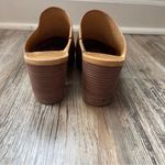 Madewell Harper Mule Brown Leather Block Heel J8560 Fall Classic Women's 8 Photo 4