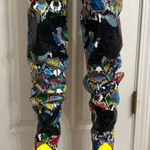 Cape Robbin  multicolor Snake print boots  Photo 0