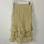 Free People Calliope Ruffle Midi Skirt Sage Small NWT Ethereal Western Bohemian Photo 7