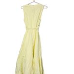 3.1 Phillip Lim Yellow Bright Sleeveless Poplin V-Neck Tie Waist Midi Dress 10 Photo 3