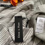 Doe & Rae ✅3/$30✅ NWT  Grey/White Striped Ruffle BabyDoll Top | SMALL | Photo 5