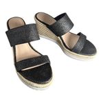 Stuart Weitzman  7.5 MYKONOS 2-Strap espadrille wedge woven jute wide straps​ Photo 5