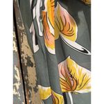 Pink Martini  size Large Garden of Love dress Modcloth Green yellow Floral Photo 7