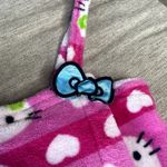 Hello Kitty HELLO‎ KITTY Wrap Bath Shower Robe Bow Pink Medium Elastic Mini Dress Sleepwear Photo 1