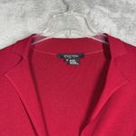Etcetera  Cardigan Blazer Red Knit Colorful Career Office Casual Size‎ Medium Photo 3
