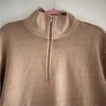 Mate the Label  Organic Fleece Half-Zip Sweatshirt size small Photo 2