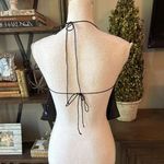 For Love & Lemons After Dark Halter Top Black Womens One Size Photo 9