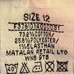 Papaya Flower Embroidered Jean Shorts Photo 3