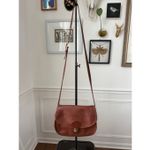 Coach Vintage 90s Prairie Bag 9954 British Tan Leather Flap Turnlock Crossbody B Photo 1