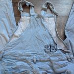 Mickey Mouse Denim Overall Disney Parks Our Universe Light Blue Jeans Women's L Size L Photo 15