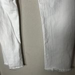 Big star Mia Boot Cut Jeans White Denim Cotton Stretch Women's 30R raw hem Photo 5