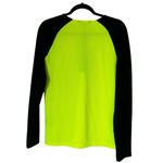 Ralph Lauren LRL Lauren Neon Yellow Black Quarter Zip Long Sleeve Top Size XL Photo 1