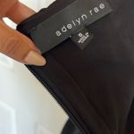 Adelyn Rae  Halter Black Sheath Asymmetrical Dress Photo 7