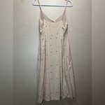 All in Favor  Cream Spaghetti Strap Dress with Buttons size M Photo 1