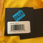 Mac Duggal Floral Chiffon Dress with Deep V-Neck Ruffle Tiered Skirt Size 8 NWT Photo 8