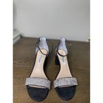 Nina Eloise Ankle Strap Sandal True Black Suede Womens Size 6 Photo 4