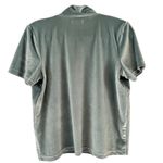 Madewell Light Green Velvet Short Sleeve Turtleneck Top Women’s Size Medium Photo 1