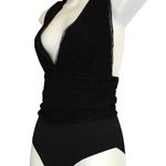 ZARA Black Tulle Bodysuits with Polka Dots Photo 4