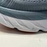 Hoka  Bondi 7 Women's Sneakers Light Blue Fog Glass Orange Size 8 Shoes Athletic Photo 9