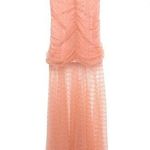 Alice McCALL  Pink Venus Metallic Mesh Gown Maxi Dress Blossom US Size 8 Photo 0