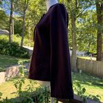 Eileen Fisher  Deep Purple Blazer wool blend size s small cardigan jacket Photo 2