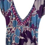 Hale Bob  Floral 100% Silk Y2K Babydoll Summer Wedding Guest Garden Dress Size M Photo 2